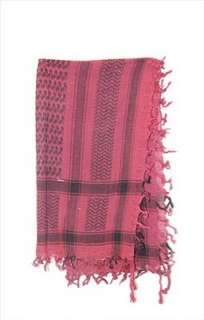 New 100% Cotton Arab Scarf Shemagh Keffiyeh scarf   Black Burgundy