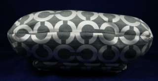 COACH *Charcoal Grey* Kristin Op Art OMBRE HOBO Bag 16793  