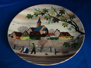 Seltmann Wieden 71/2 Bavaria W Germany Plate Folk Art  