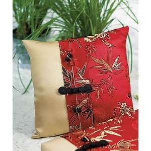 Asian Fusion Square Ring Pillow (Set of 1)   by 