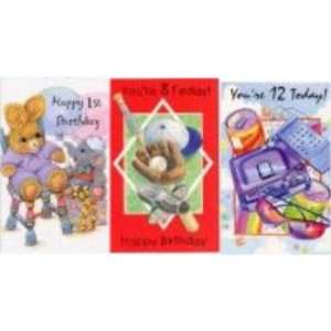  Birthday Greeting Cards   Juvenile Age Specific Case Pack 