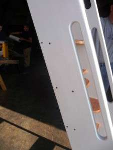 Ships Ladder With Samba Treads Wood Loft Attic Access Space Saving 