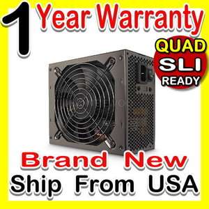 Quiet 1000 Watt Intel AMD PC ATX Power Supply Quad SLI  