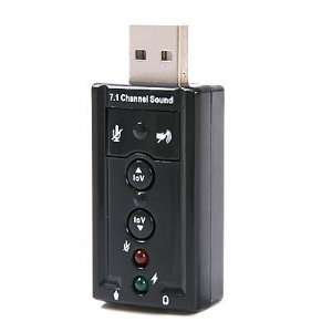   Channel USB External Sound Card Audio Adapter