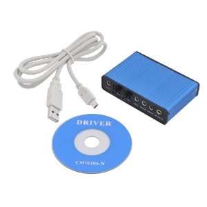  6 Channel USB 5.1 External Audio Sound Card Electronics