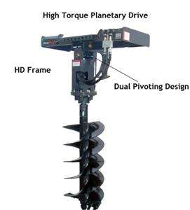 Planetary Drive Skid Steer Auger Attachment *Bobcat*  