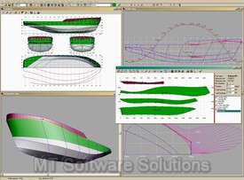 3D Boat Ship Hull Design Modelling CAD Software for PC  