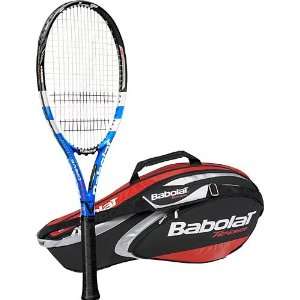  Babolat Pure Drive Roddick GT Tennis Racquet & 3 Pack Bag 