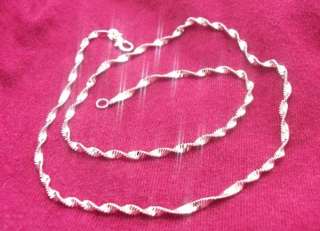 18 (45 cm) Sterling Silver Necklace, 925 Pure Silver  