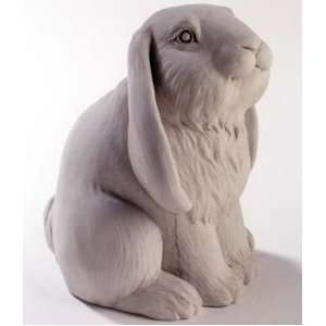  Hand Cast Stone Lop Ear French Frenchy Bunny Rabbit 