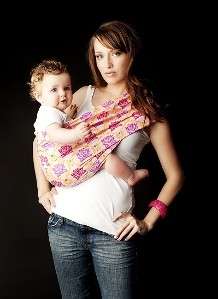 SEVEN EVERYDAY SLINGS LUCKY PINK BABY CARRIER SLING  