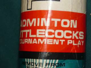 Vtg SPORTCRAFT Brand SHUTTLECOCKS Badminton Birdies TOURNEY PLAY 