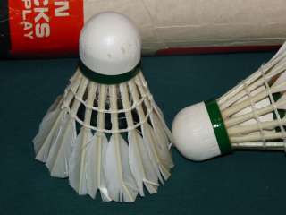 Vtg SPORTCRAFT Brand SHUTTLECOCKS Badminton Birdies TOURNEY PLAY 