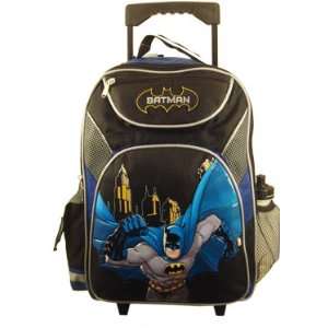    Batman Large Rolling Luggage Backpack (AZ6307) Toys & Games