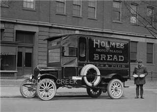 1923 Holmes Home Made Bread Cakes & Pies Ford Delivery Truck And 