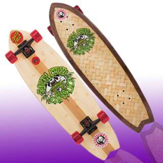 SANTA CRUZ Bamboo Shark Cruiser Complete Longboard Skateboard 9.7x 33 