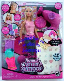Totally Stylin Tattoo Barbie Doll Tattoos NRFB Stamper New Sealed 