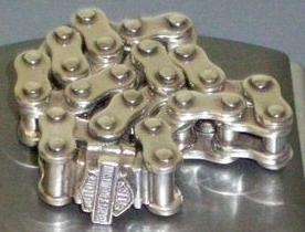   Sterling Silver Bar & Shield Bike Chain .925 Bracelet 50 Grams  