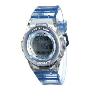 Casio Womens Blue Baby G Shock Resistant Urban Style Jelly Watch 
