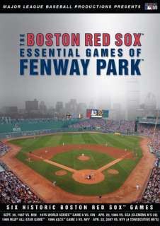 BOSTON RED SOX ESSENTIAL GAMES OF FENWAY PARK New 6 DVD  