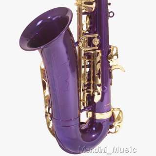 NEW PURPLE LACQUER BRASS ALTO SAXOPHONE OUTFIT+$39GIFT  
