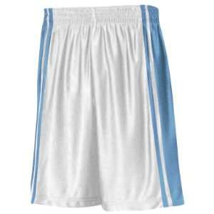  Court Dazzle Basketball Uniform Shorts WHITE/COLUMBIA BLUE 