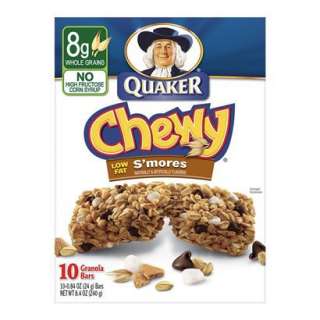 Quaker Chewy Granola Bars, Smores, 10.00 oz.Opens in a new window