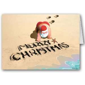  Merry Christmas Beach & Sand   Christmas Card 12 cards/ 13 