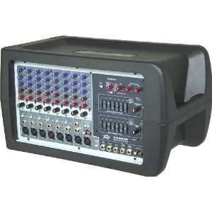   XR8600 8 channel 600 watt Stereo Powered Mixer Musical Instruments