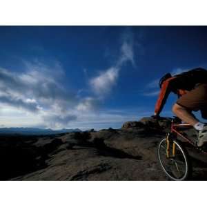  Mountain Biking on the Moab Slickrock Bike Trail, Navajo 