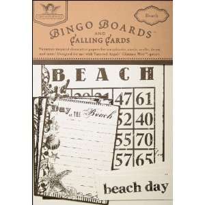 Bingo Boards & Calling Cards 9/Pkg Beach