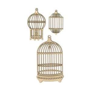  Wood Flourishes 3/Pkg Bird Cages Arts, Crafts & Sewing