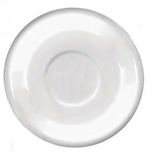  European White Cancun Bistro Saucers   6 7/6 Diameter 