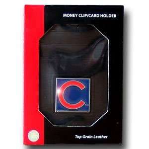   Cubs MLB Money Clip / Card Holder in a Window Box 