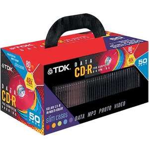  TDK CDR80 Blank CD Recordable Disc Pack Electronics
