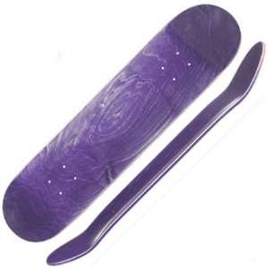 Purple Stained Blank Deck Size 7.5 