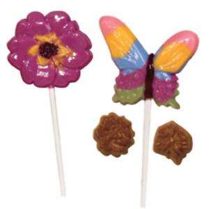 Make N Mold Lollipop Candy Molds   Butterfly & Flower  