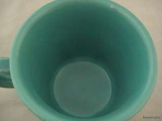 Fiesta Turquoise Tom Jerry Mug Ring Handle Unused Homer Laughlin FR 