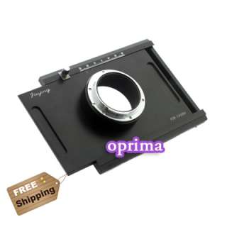 4x5 Large Format Camera to Canon EOS 7D 1Ds 5D Adapter  