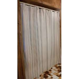  Essex Blue Fabric Shower Curtain