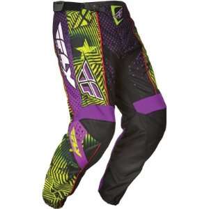  Fly Racing 2012 F 16 Race Pants Black/Purple 34 Sports 