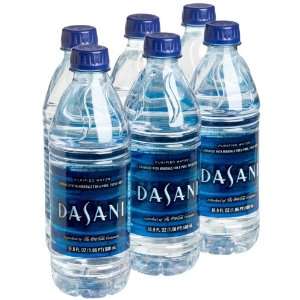 Dasani Water, 6 ct, .5 Liter Bottles  Fresh