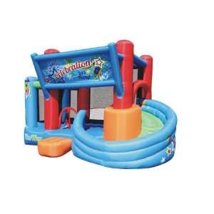   Kidwise CELEBRATION Bounce House and Tower Slide Bouncer Toys & Games