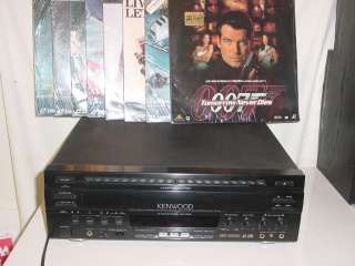   Fully Functional Karaoke Laserdisc LD CD Player w/8 007 Movies  