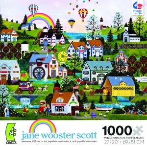 CEACO JIGSAW PUZZLE SOMEWHERE OVER THE RAINBOW JANE WOOSTER SCOTT 