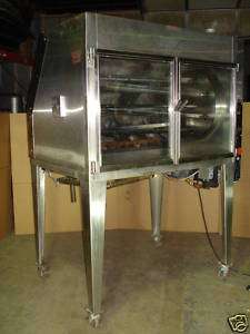 HARDT INFERNO N GAS ROTISSERIE OVEN WITH 8 SPIKES  