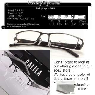 PALILA eyeglass frames black PH5001 EYEGLASSES & CLOTH  