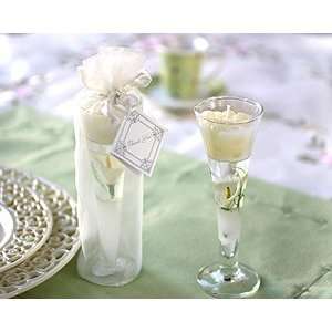 Calla Lily Garden Glass Gel Candle Wedding & Shower Favor
