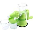 LOVELY GREEN DEPRESSION GLASS JUICER CUP JUICERS CUPS  