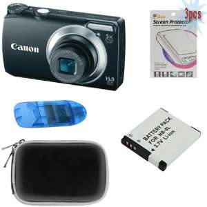 Canon PowerShot A3300 IS (Black) 16.0 MP with 5x Optical 